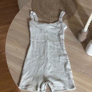 Rumored Light Gray Ribbed Top